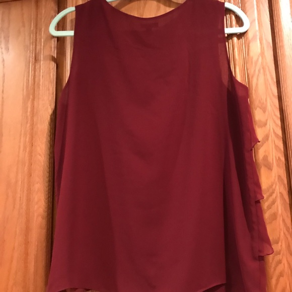 Ruffled Talbots Tank/Blouse - Picture 2 of 2